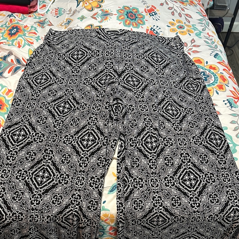 Cato Monochrome Geometric Print Trousers